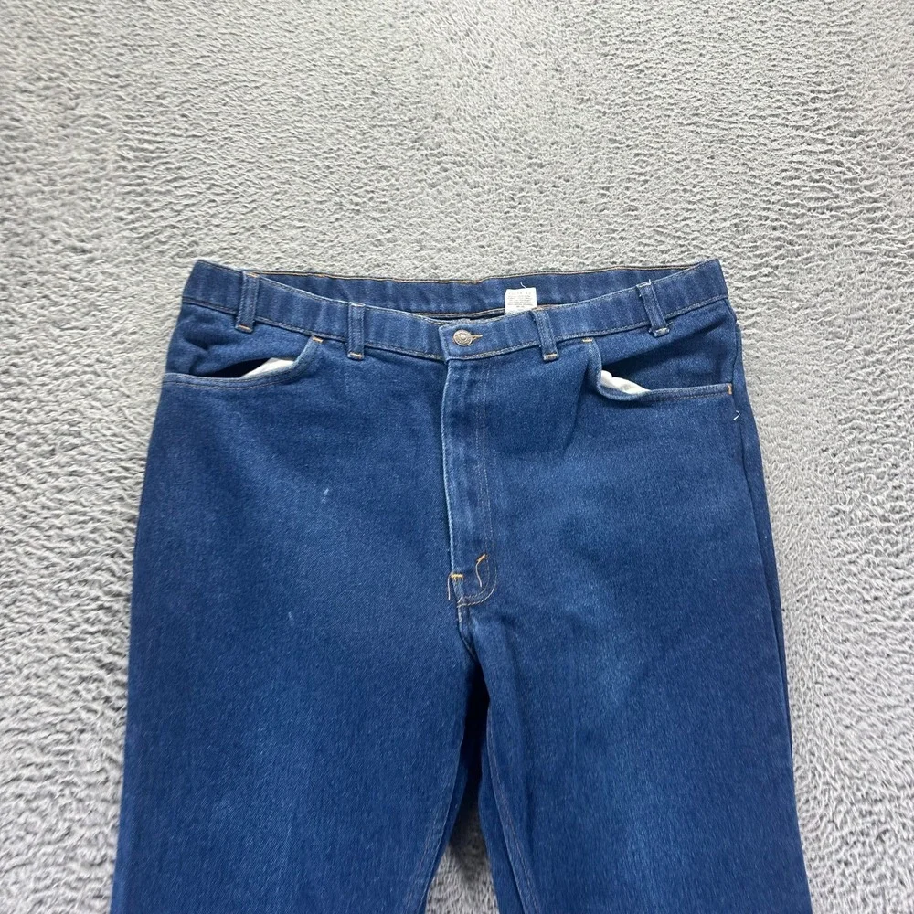 Vintage Levi's Jeans Mens 40x32 Blue Cotton Denim Straight Leg Workwear Stretch